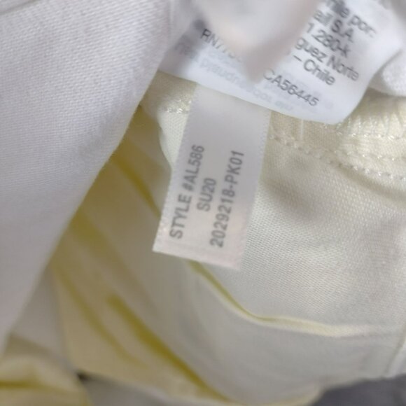 J Crew Womens White Denim Cuffed Jean Shorts Size 29 Summer Casual Classic Boho - Picture 9 of 10